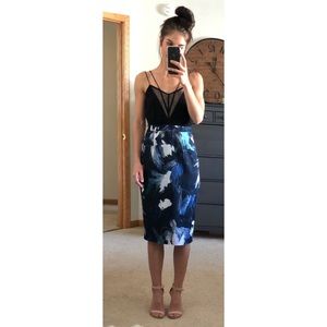 Floral midi dress